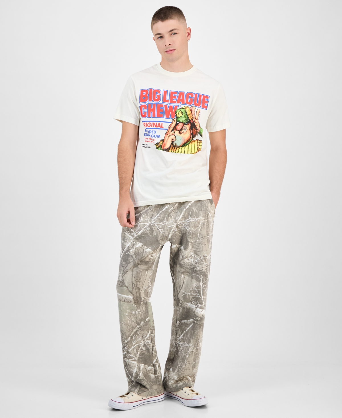 Smileyworld Men's Original Big League Chew Graphic Short-sleeve T-shirt In Multi