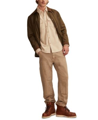 Men's Solid Cloud Soft Flannel Long-Sleeve Shirt