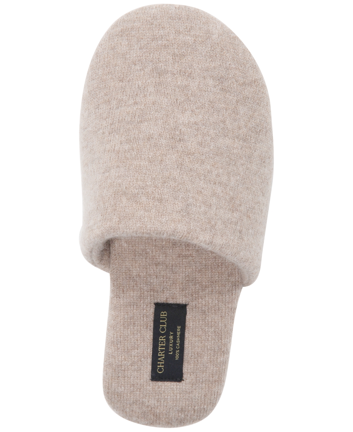 Charter Club Women's Cashmere Solid Slippers, Macy's Exclusive