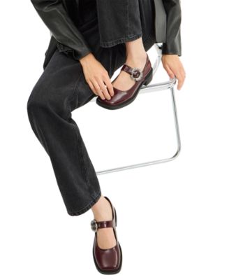 Women's Tea Rose Mary Janes Slip On Flats