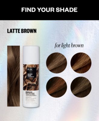 Never Miss Root and Scalp Latte Brown Touch-Up Spray