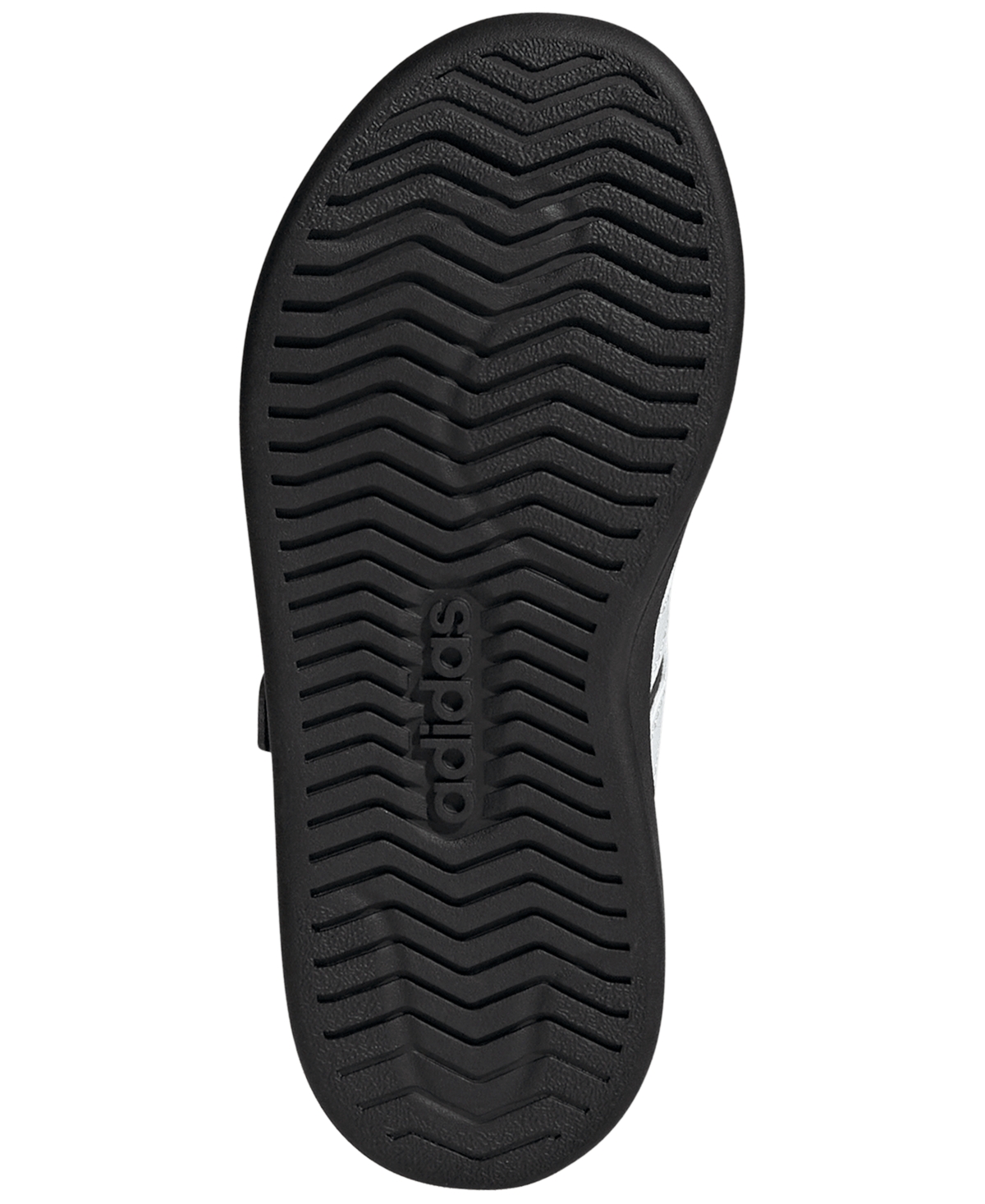 Adidas Originals Little Kids Street Talk Elastic Lace Stay-put Closure Casual Sneakers From Finish Line In Black