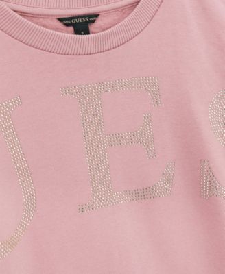Girls' 7-16 Round Neck Oversize Active Sweatshirt