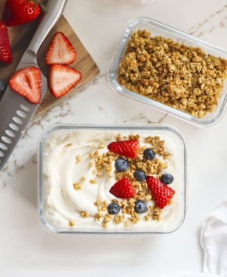 4-Piece Glass Food Storage Set