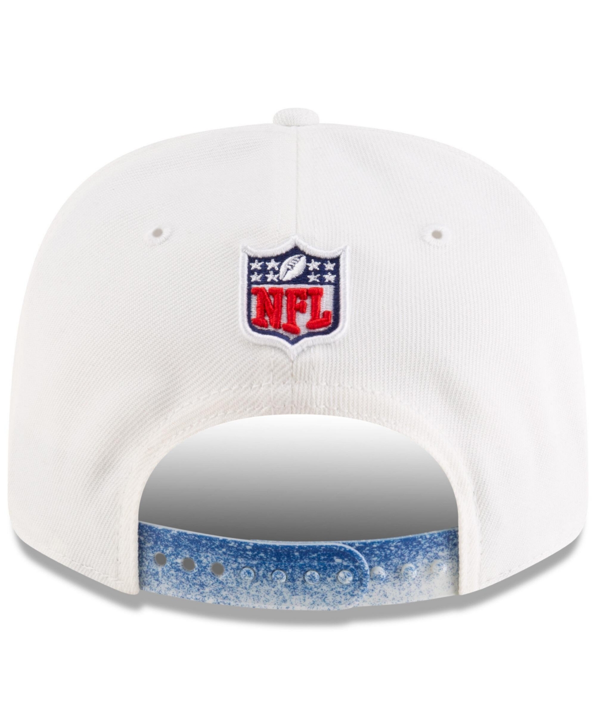New Era Men's White Buffalo Bills 2025 Nfl Rivalries Sideline 9seventy Adjustable Hat In Nude