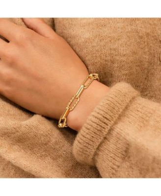 Sienna Adjustable Paperclip Chain Stackable Bracelet