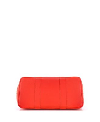 Pre-Owned Hermes 36 Garden Party Tote Leather with Printed Interior