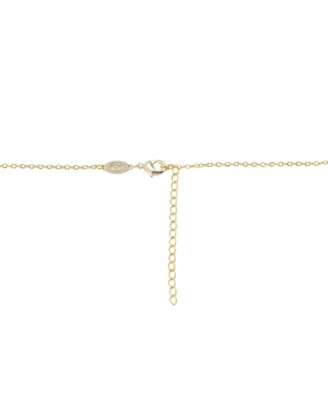 Cubic Zirconia Princess Charm Cluster Pendant Necklace