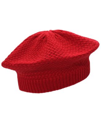 Basket Knit Beret Hat