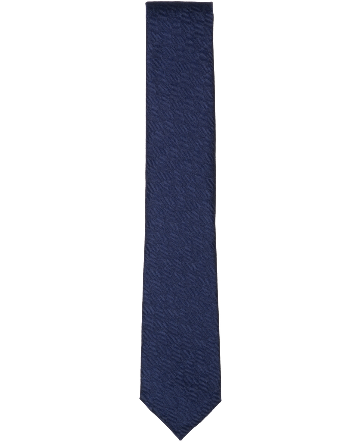 Alfani Men's Solid Texture Slim Tie, Created For Macy's In Blue