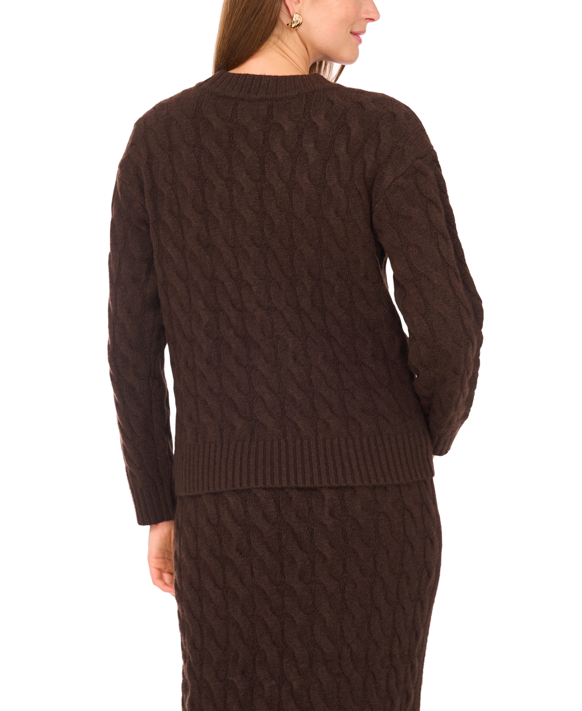 Vince Camuto Women's Long Sleeve V-Neck Cardigan Sweater