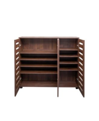 5-Tier Shoe Cabinet with Adjustable Shelves