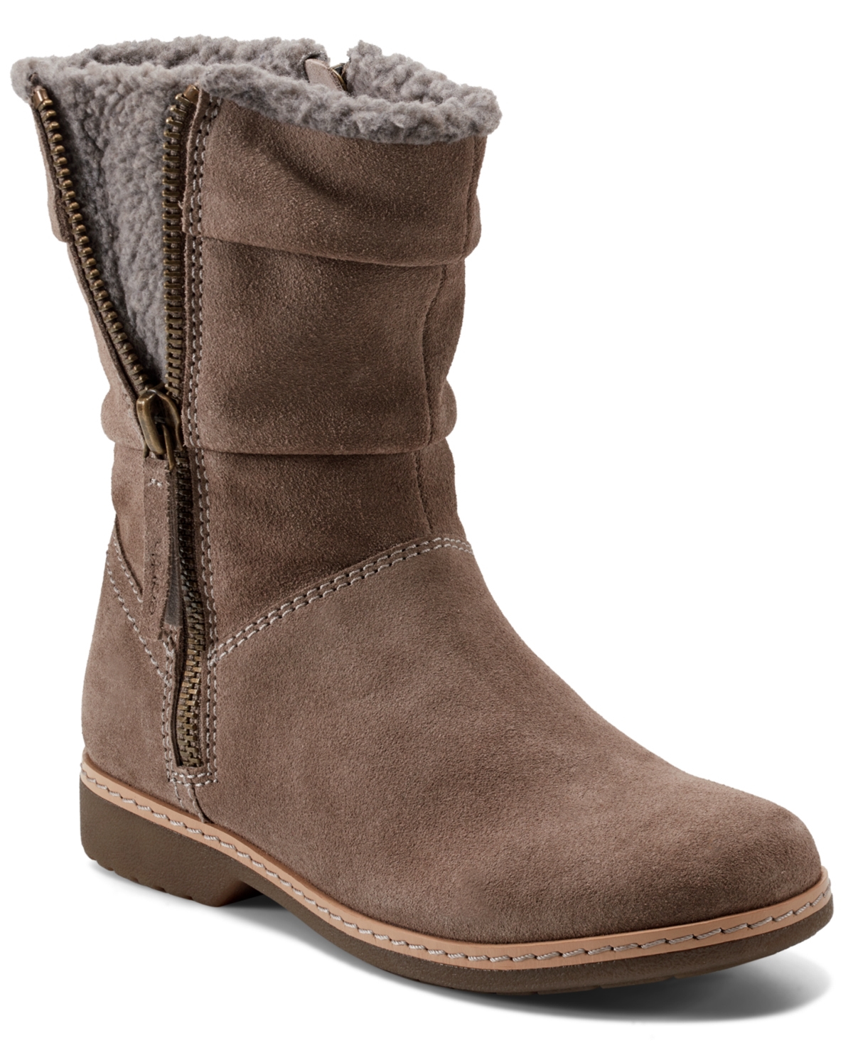 Earth Women's Hyland Cozy Water Repellent Boots In Brown