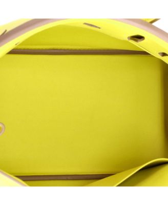 Birkin 25 Handbag Yellow Swift with Palladium Hardware