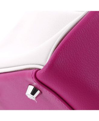 Kelly 35 Handbag Bicolor Evercolor with Brushed Palladium Hardware