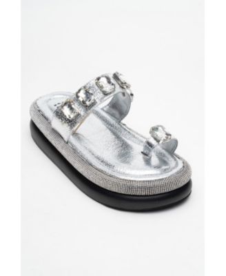 Evans Jeweled Platform Sandal (Women)