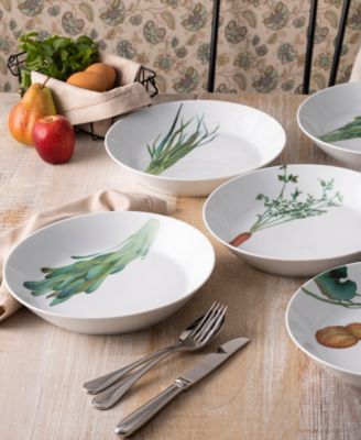 Kyoka Shunsai Set of 6 Coupe Dinner Bowls, 9-3/4", 43 oz.