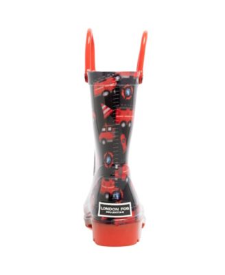 Toddler Boys' 5T-10T Sven Printed Light-Up Rain Boots