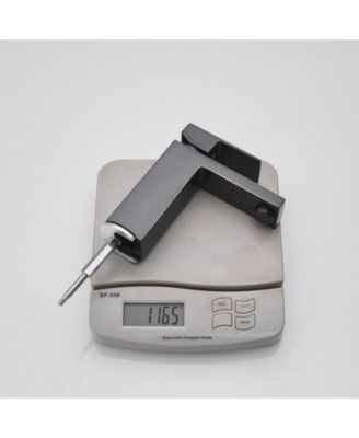 Single Handle Single Hole Low-Arc Bathroom Faucet with Supply Line