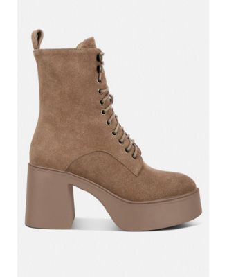 Carmac Womens High Ankle Platform Boots