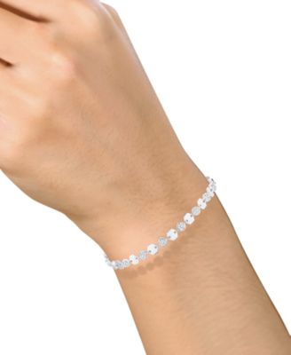 Diamond Luna Bracelet (1/10 ct. t.w.) in Sterling Silver (also in 14K Gold Over Sterling Silver & 14K Rose Gold Over Sterling Silver)