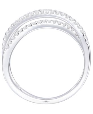 Diamond Ring (1/2 ct. t.w.) in Sterling Silver