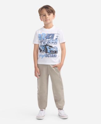 Boys' Elastic Waist Slim Joggers