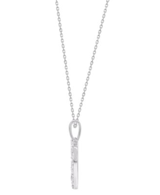 Diamond Pendant Necklace (1 ct. t.w.) in 14K White Gold