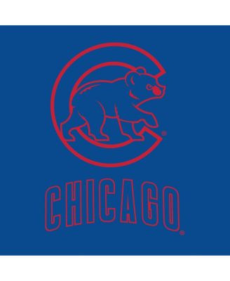 Women's Royal/White Chicago Cubs Backup Option Pullover Hoodie
