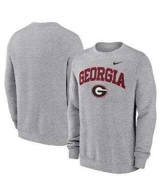 Nike - Men's Gray Georgia Bulldogs Arch Pullover Sweatshirt