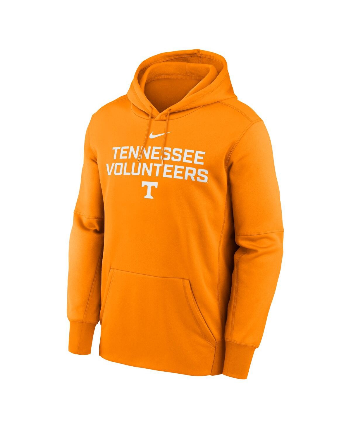 Nike Men's Tennessee Orange Volunteers Team Stacked Performance Pullover Hoodie