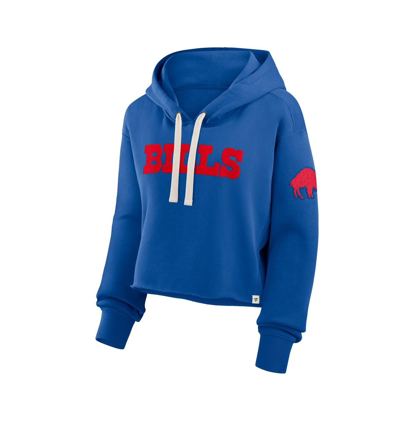 Женское худи Fanatics Royal Buffalo Bills Oversized Hometown Heritage Cropped — фото 2