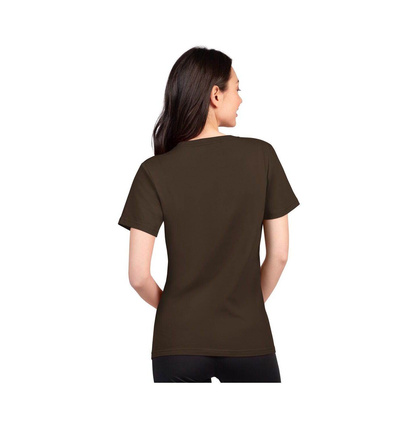 Женская футболка G-III 4Her by Carl Banks Brown Cleveland Browns Super-Slim Lightweight Winning Crew — фото 2