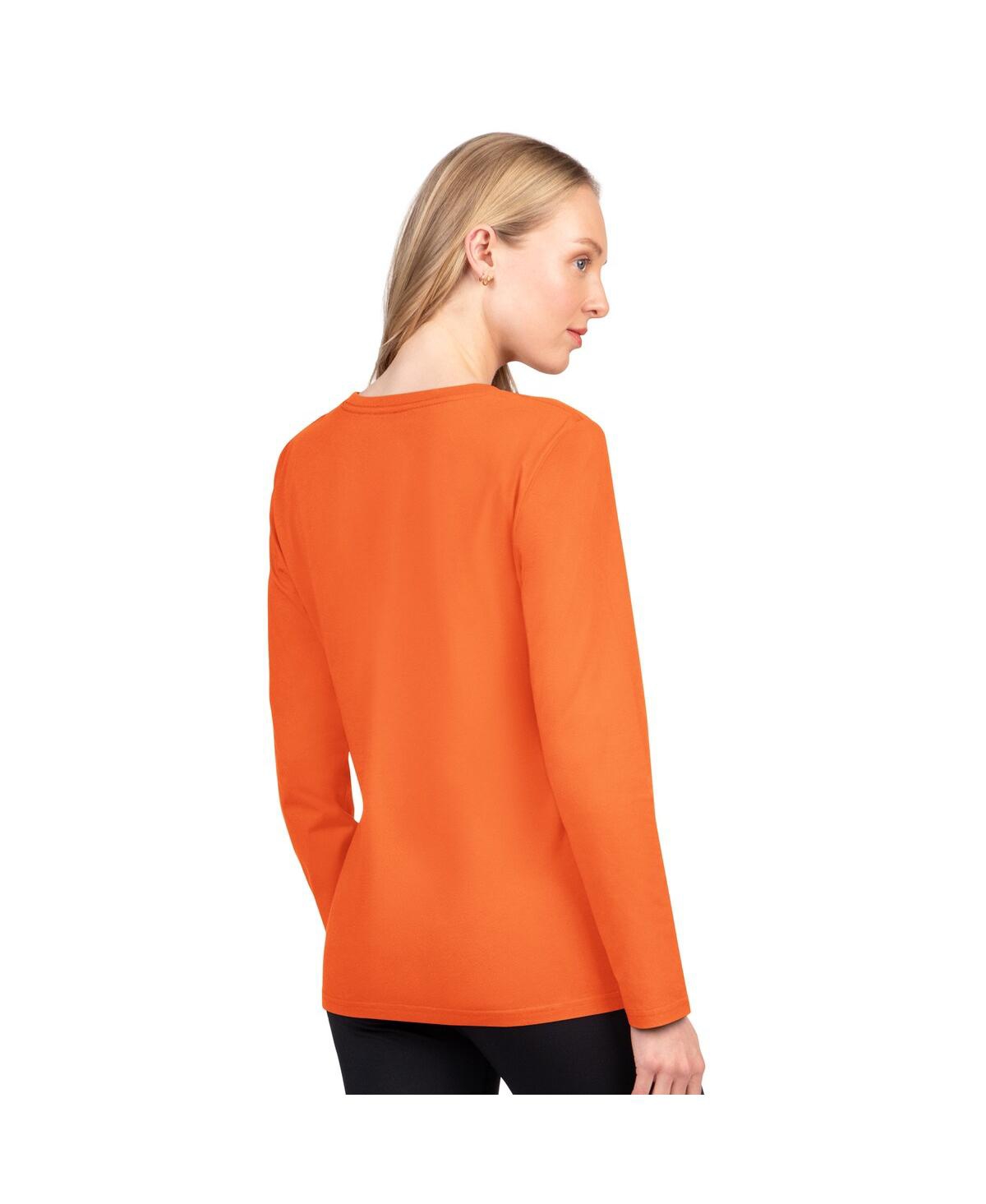 G-iii 4her By Carl Banks Women's Orange Denver Broncos Best Play Long Sleeve T-shirt In Orange