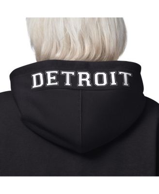 Women's Black Detroit Lions 4th Down Full-Zip Hoodie