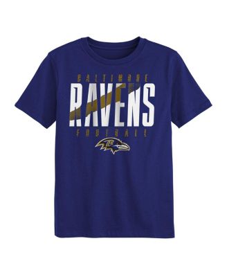 Preschool Purple Baltimore Ravens Posterize T-Shirt