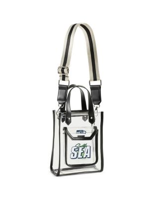 Seattle Seahawks Clear Stadium Coin Pouch with Crossbody Purse