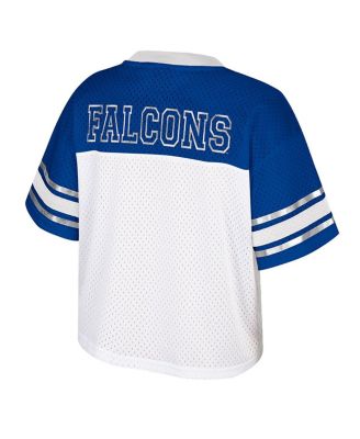 Women's White Air Force Falcons Treasure Cropped Football Jersey