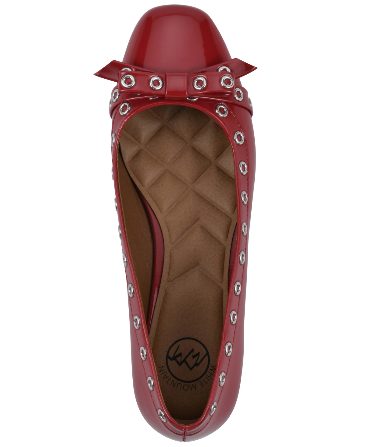 White Mountain Bodhi Flat In Red