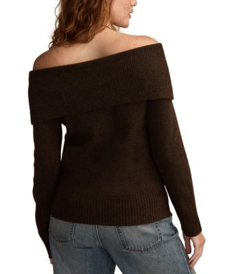 Women's Cloud Off The Shoulder Pull On Sweater