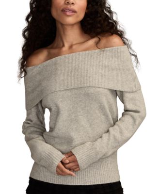Women's Cloud Off The Shoulder Pull On Sweater