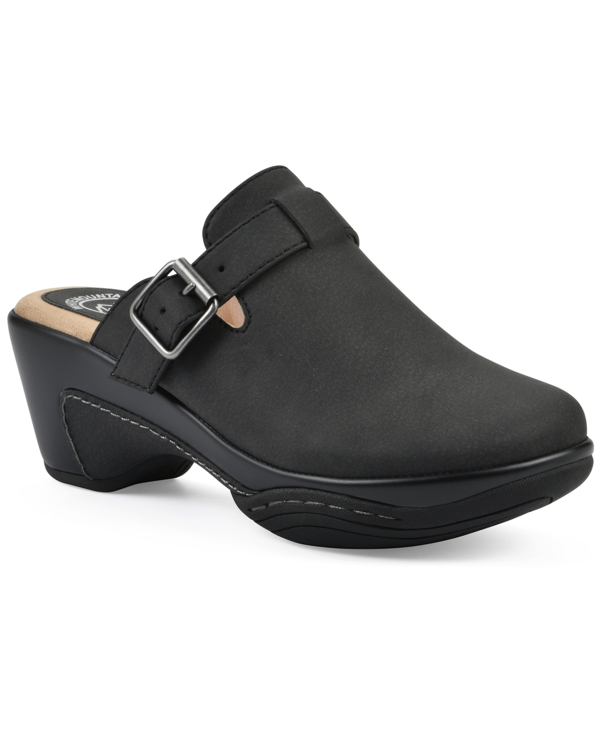 White Mountain Women's Viewed Slip-on Clogs In Black