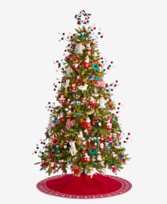 Pom Pom Star Tree Topper, Macy's Exclusive