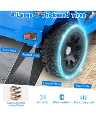 Kids Ride on Car Truck 12V Battery Powered Electric Vehicle w/ Foldable Mirrors