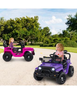 Kids Ride on Car Truck 12V Battery Powered Electric Vehicle w/ Foldable Mirrors