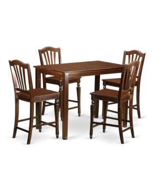 5  Pc  counter  height  Table  and  chair  set-pub  Table  and  4  Dining  Chairs.