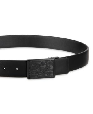 Men's Reversible Compression Plaque Buckle Belt