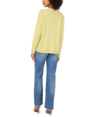 Women's Cozy Crewneck Long-Sleeve Extend-Shoulder Sweater