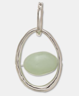 Orbital Stone Charm Hoop Earrings, Macy's Exclusive