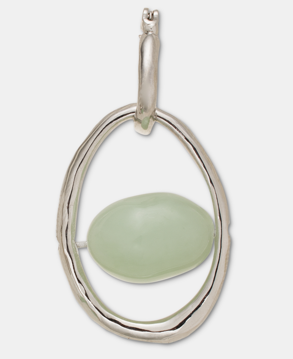 Style & Co Orbital Stone Charm Hoop Earrings, Macy's Exclusive